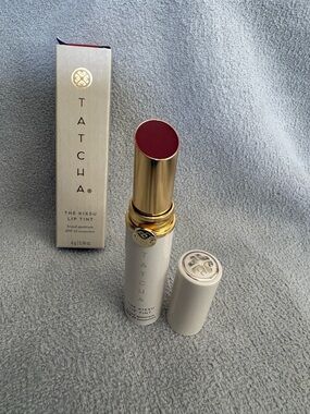 Tatcha The Kissu Lip Tint Camellia SPF25 Full Size MSRP $34 Brand New in Box!!
